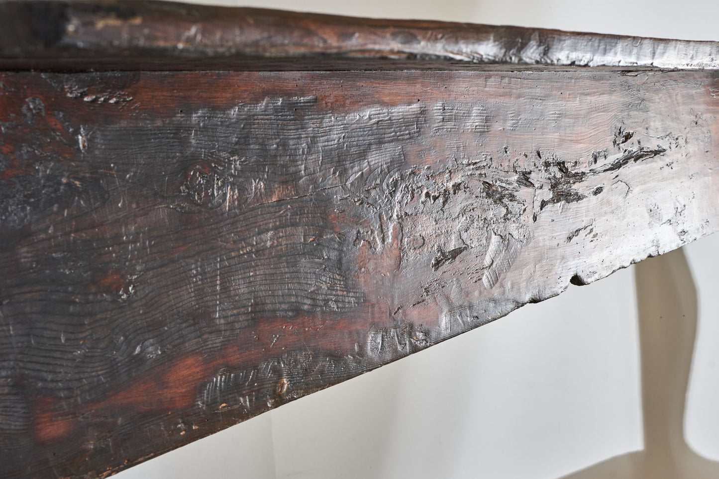 18th Century Folk art canopied Spanish settle - TallBoy Interiors