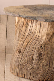 Pair of 19th century slate topped side tables - TallBoy Interiors