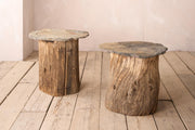 Pair of 19th century slate topped side tables - TallBoy Interiors
