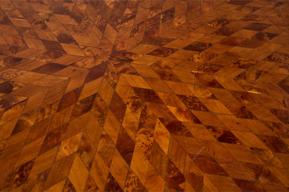 Art Deco circular marquetry inlaid centre table - TallBoy Interiors