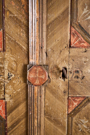 19th Century Italian painted Marriage cupboard - TallBoy Interiors