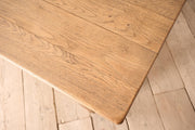 Early 20th century 3m long solid oak dining table - TallBoy Interiors