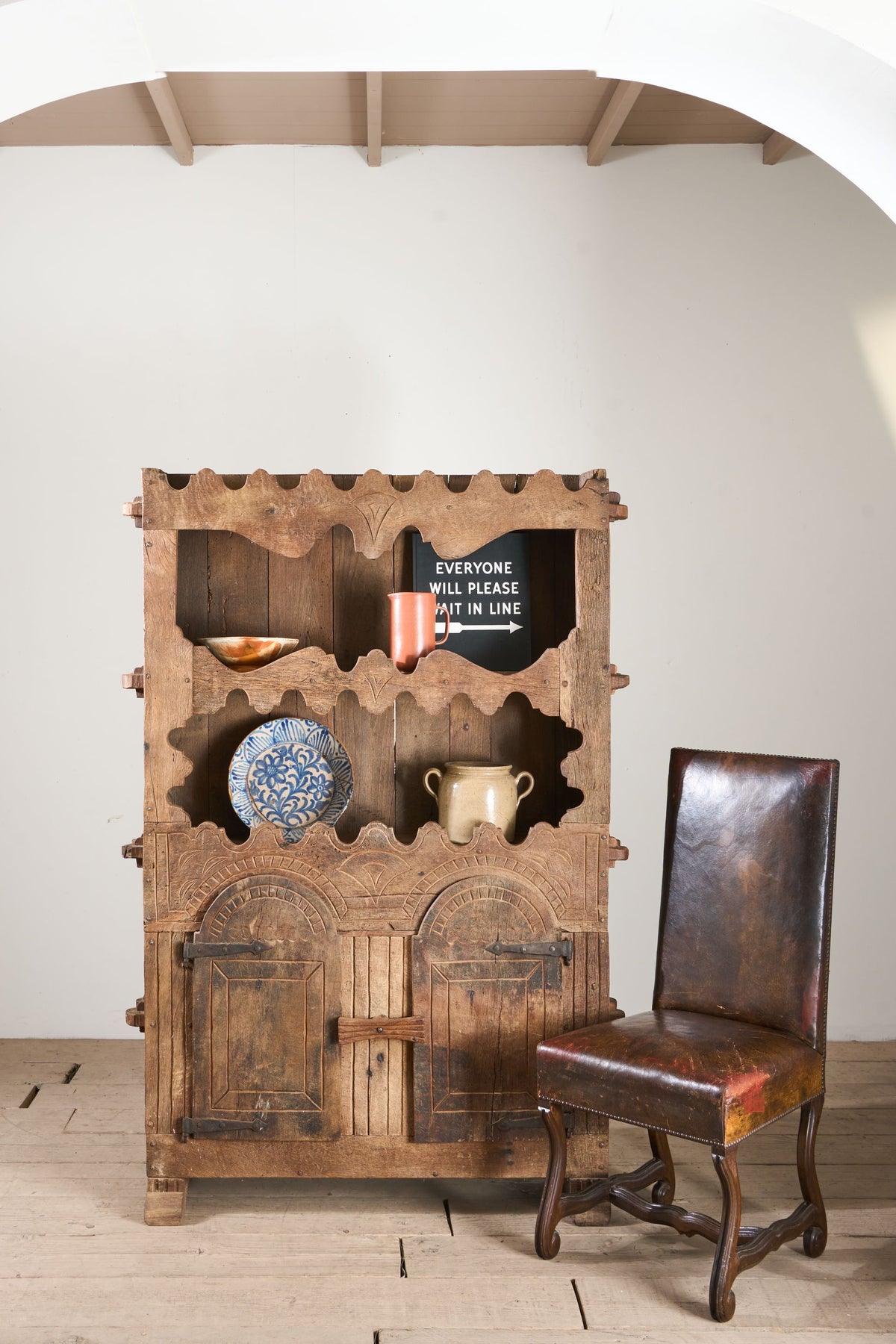 18th Century Spanish Pyrenean folk art cupboard - TallBoy Interiors