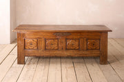 Large 18th century Marquetry coffer - TallBoy Interiors