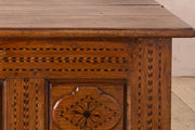 Large 18th century Marquetry coffer - TallBoy Interiors