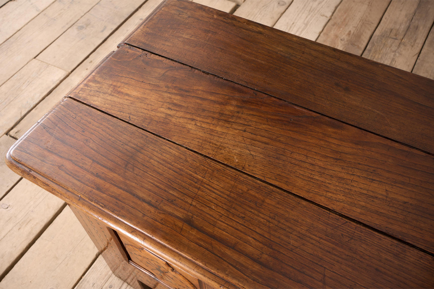 Large 18th century Marquetry coffer