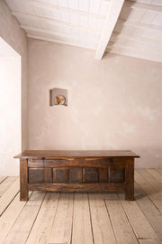 Large 18th century Marquetry coffer - TallBoy Interiors