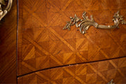 19th century Red marble and Kingwood chest of drawers - TallBoy Interiors