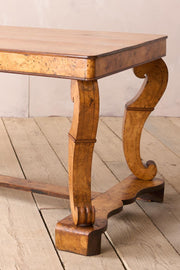 19th century Birdseye maple Biedermeier table - TallBoy Interiors