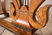 19th century Birdseye maple Biedermeier table - TallBoy Interiors