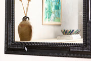 Large 19th century Italian Ebonised mirror - No1