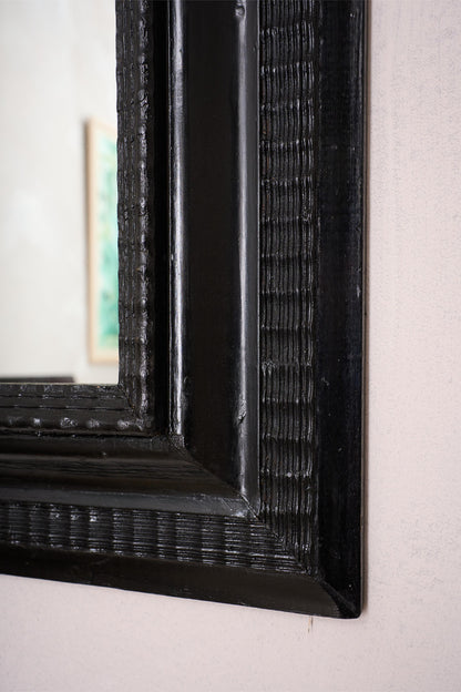 19th century Ebonised Italian mirror - No2