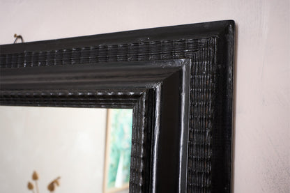 19th century Ebonised Italian mirror - No2