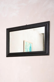 19th century ebonised Italian mirror - No3 - TallBoy Interiors
