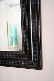 19th century ebonised Italian mirror - No3 - TallBoy Interiors