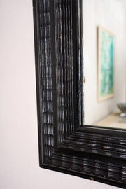 19th century ebonised Italian mirror - No3 - TallBoy Interiors
