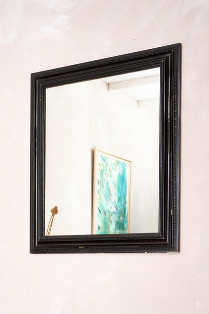 19th century Ebonised Italian mirror - No4