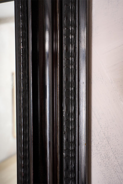 19th century Ebonised Italian mirror - No4