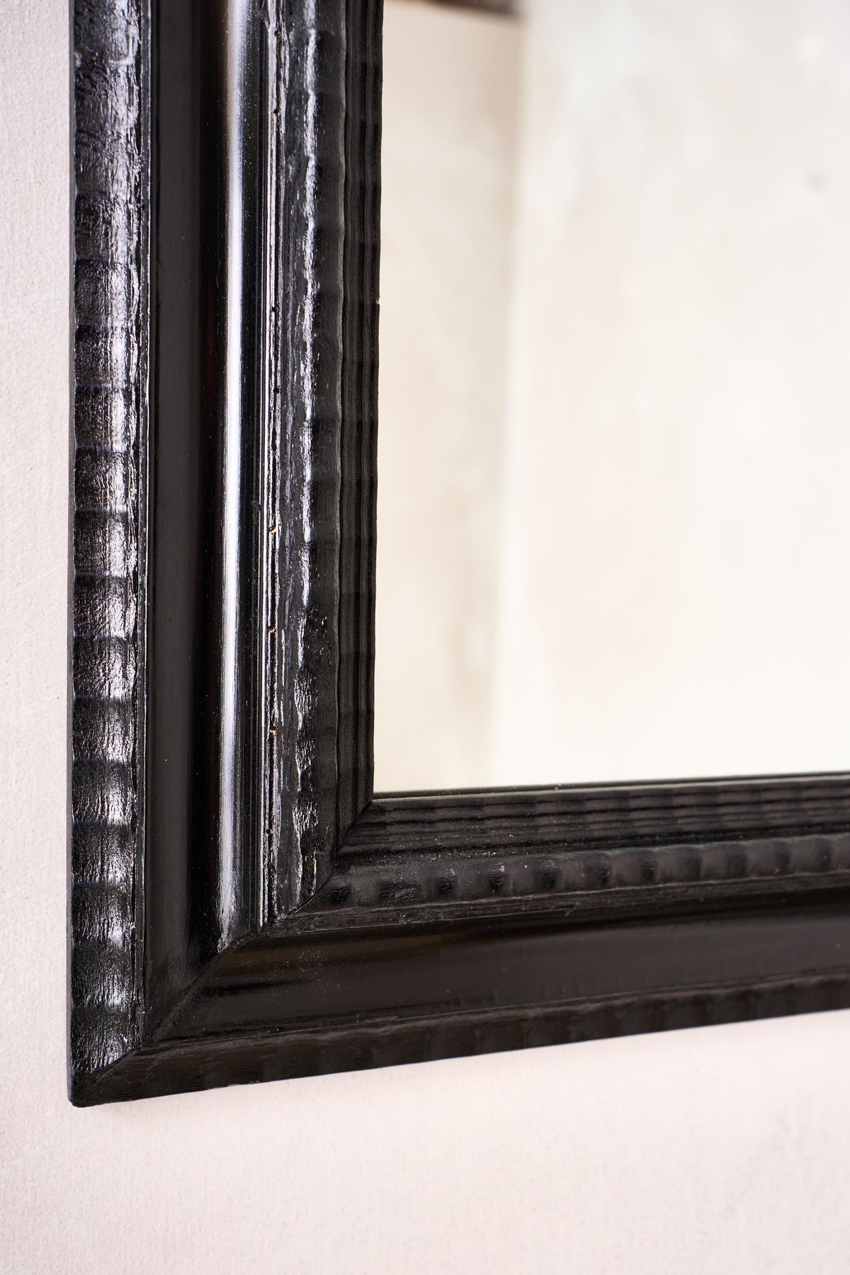 19th century Ebonised Italian mirror - No6 - TallBoy Interiors