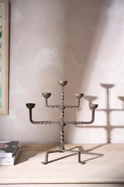Mid century Spanish brutalist candelabra