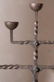 Mid century Spanish brutalist candelabra