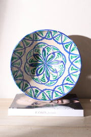 Large early 20th century French pottery bowl - TallBoy Interiors