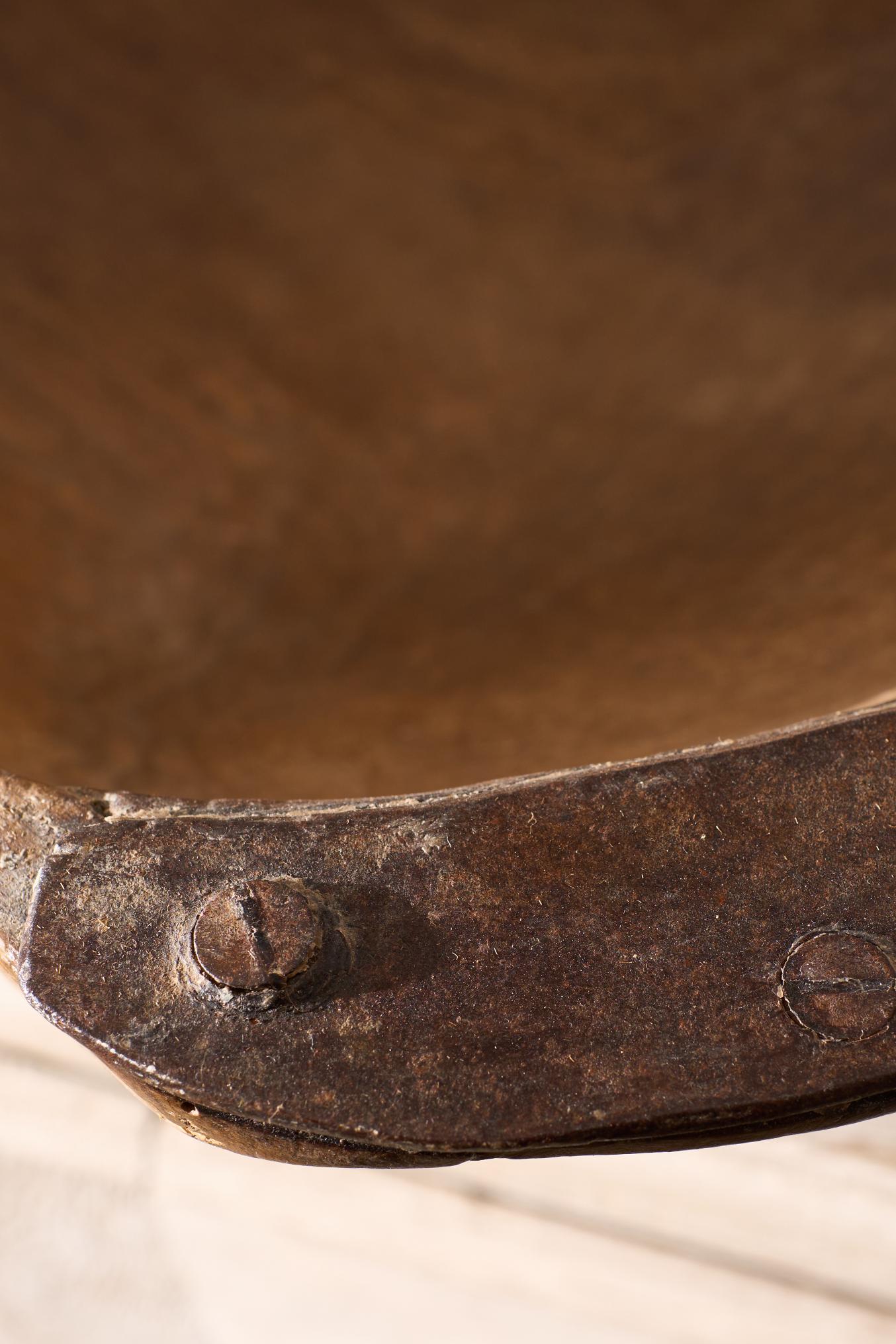 18th century English dough bowl