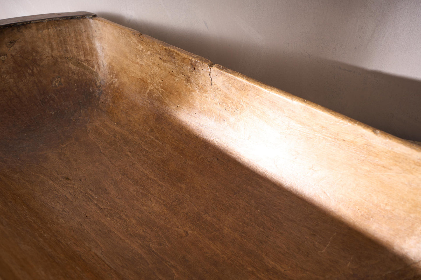 18th century English dough bowl
