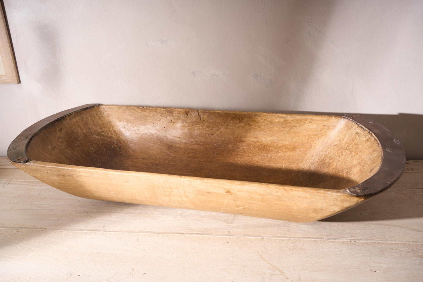 18th century English dough bowl