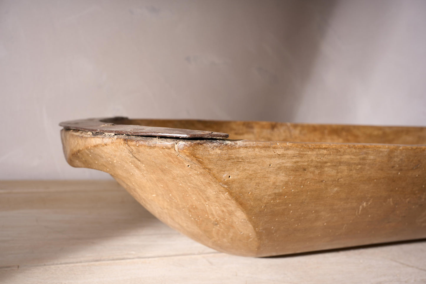 18th century English dough bowl