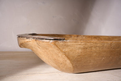 18th century English dough bowl