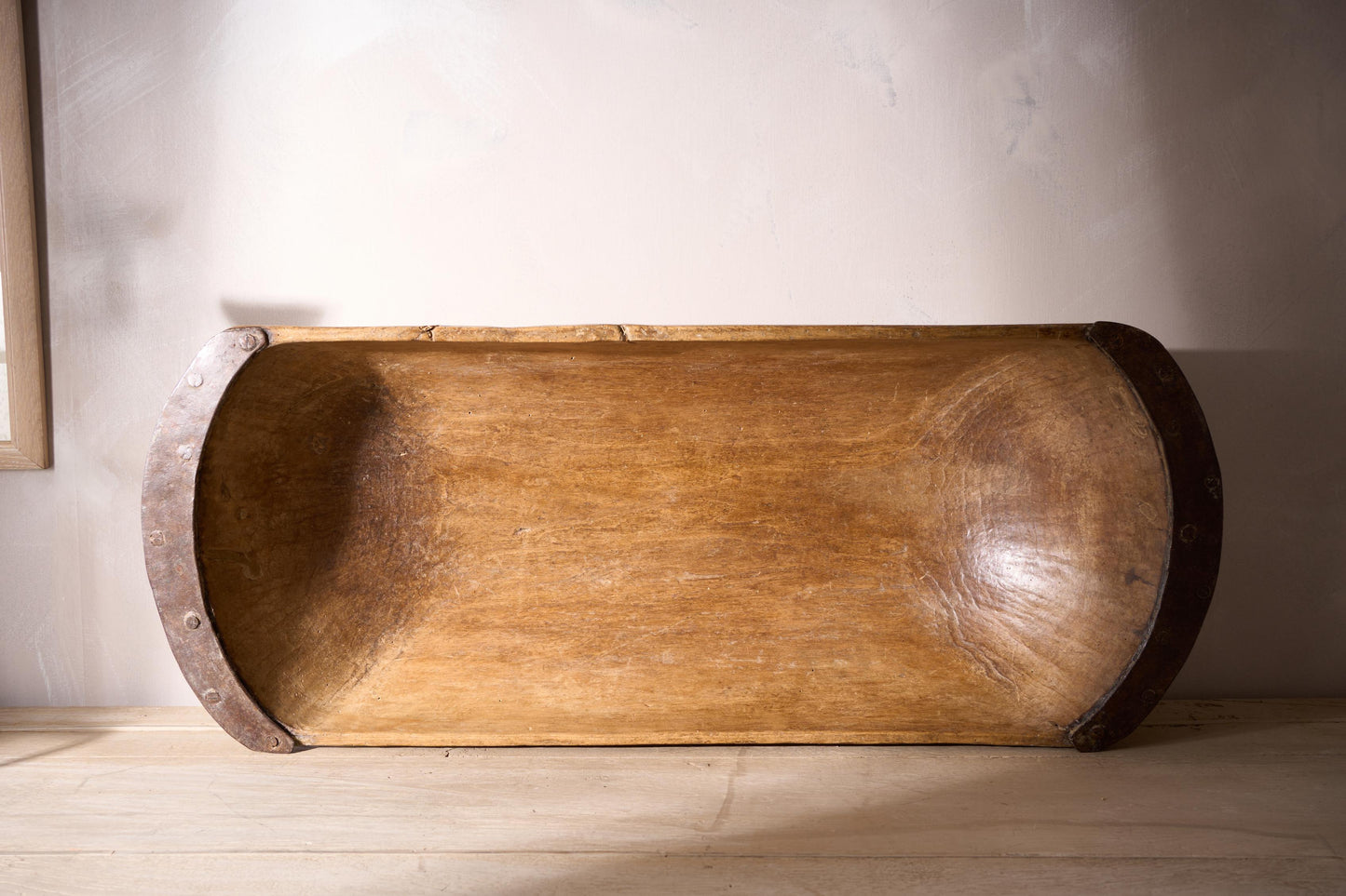 18th century English dough bowl