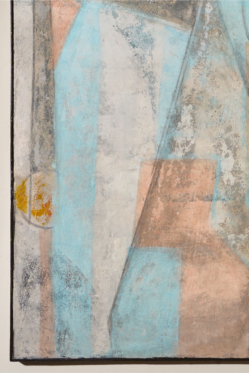 Large modern abstract painting on board by Sylvia Ortega - 006 - TallBoy Interiors