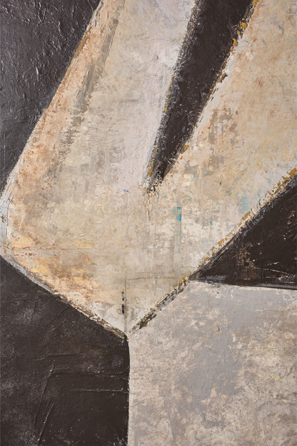 Large modern abstract painting on board by Sylvia Ortega - 007 - TallBoy Interiors