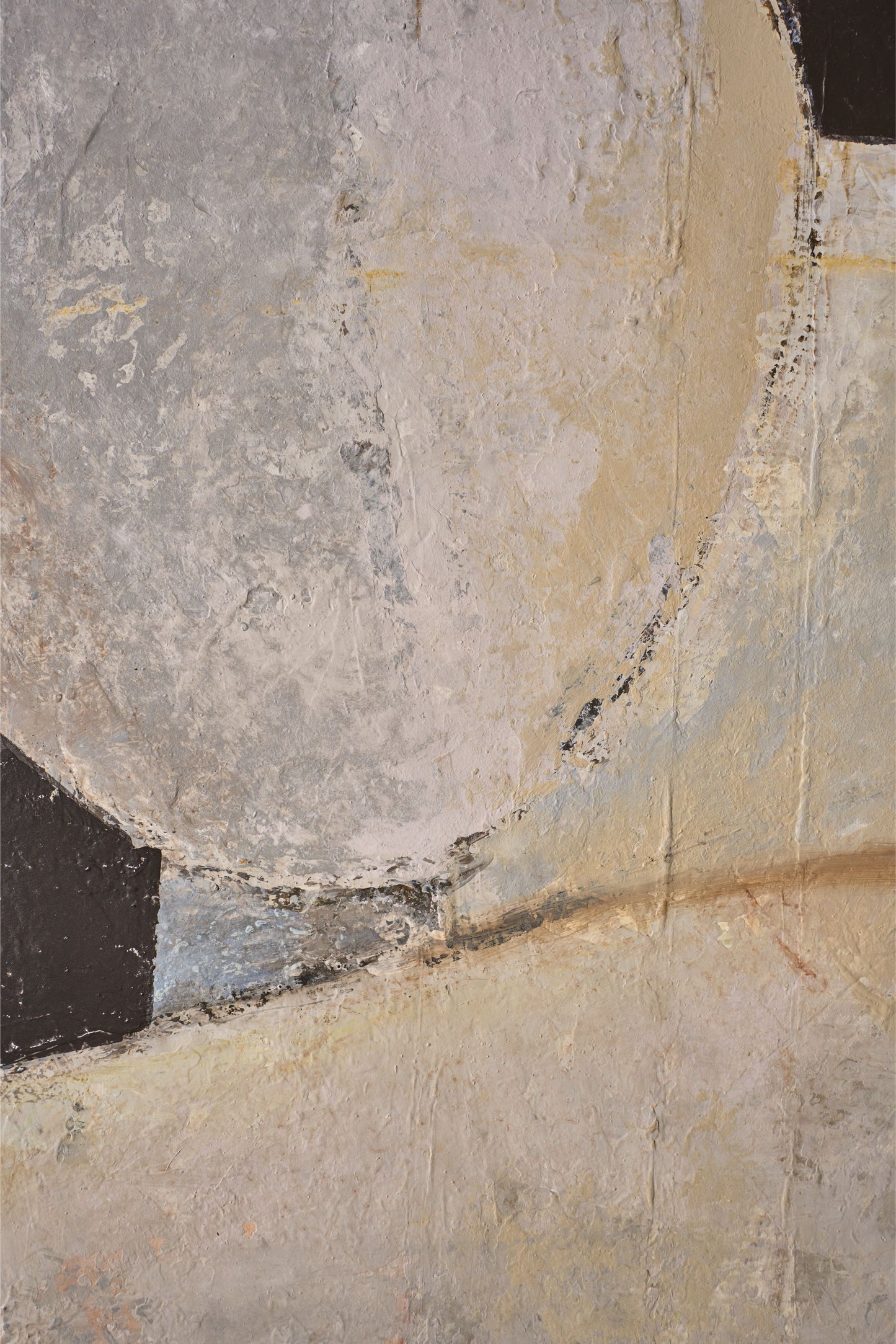 Large modern abstract painting on board by Sylvia Ortega - 007 - TallBoy Interiors