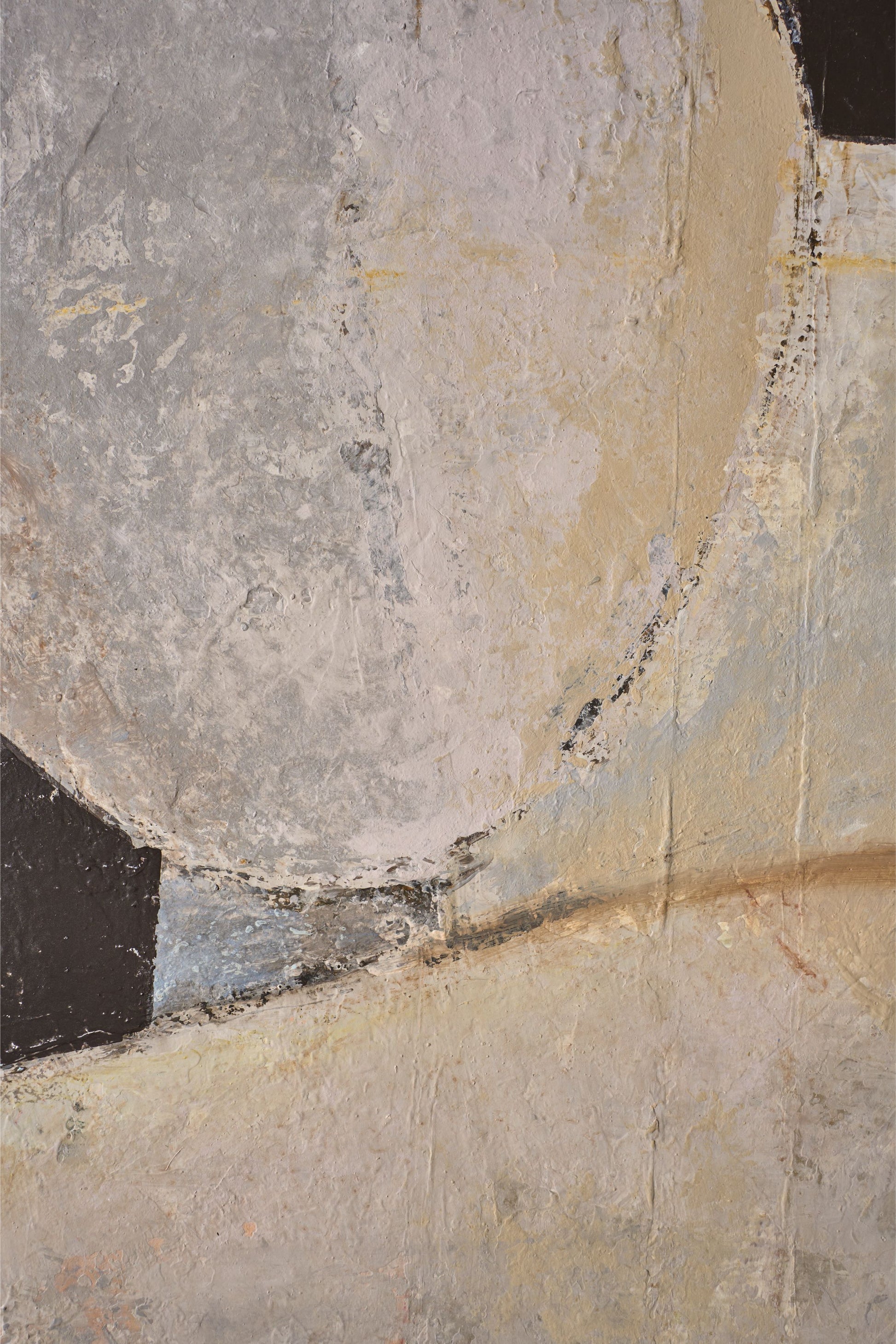 Large modern abstract painting on board by Sylvia Ortega - 007 - TallBoy Interiors