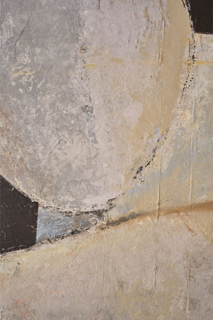 Large modern abstract painting on board by Sylvia Ortega - 007 - TallBoy Interiors