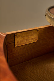 c.1900 Mahogany and brass Gueridon table by A Hugnet Paris - TallBoy Interiors