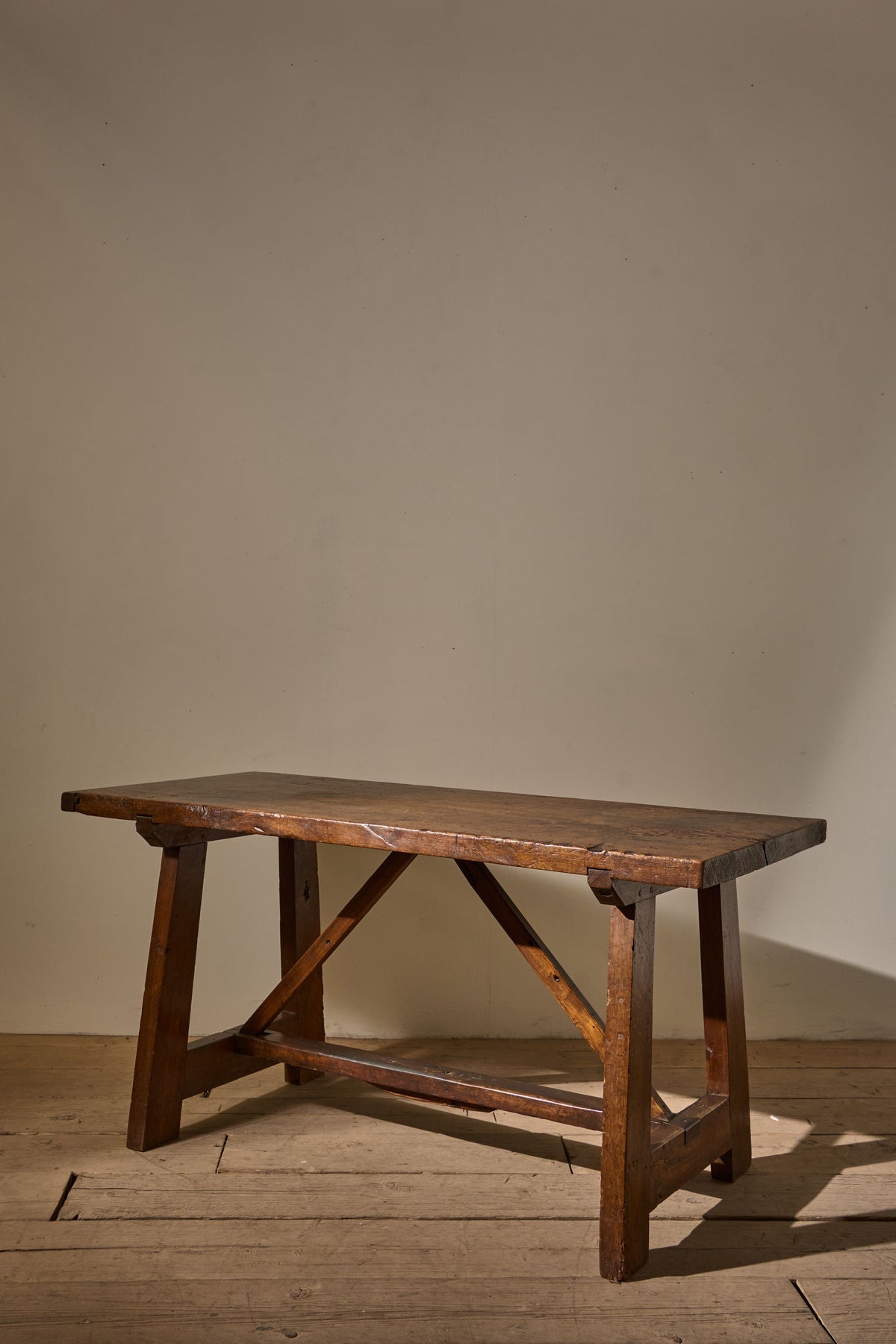 18th century Single plank walnut Spanish table - TallBoy Interiors