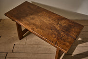 18th century Single plank walnut Spanish table - TallBoy Interiors