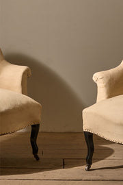 Pair of Napoleon III tub chairs - TallBoy Interiors