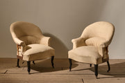 Pair of Napoleon III tub chairs - TallBoy Interiors