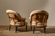 Pair of Napoleon III tub chairs - TallBoy Interiors