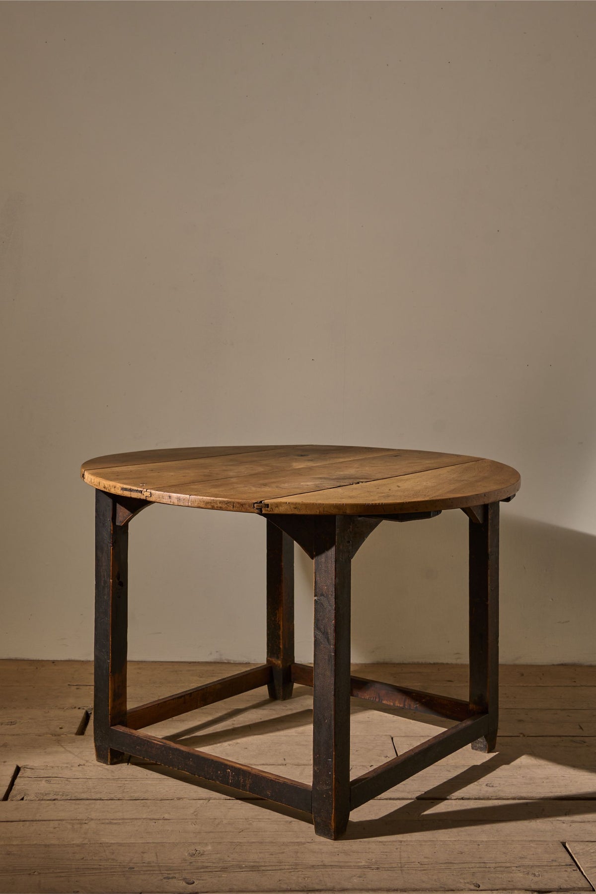 19th Century Spanish walnut circular centre table - TallBoy Interiors