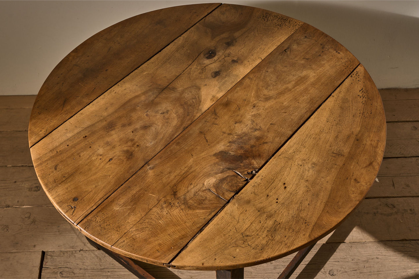 19th Century Spanish walnut circular centre table - TallBoy Interiors