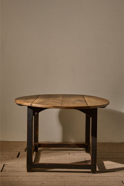 19th Century Spanish walnut circular centre table - TallBoy Interiors