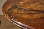 Early 19th century single piece walnut wine table - TallBoy Interiors