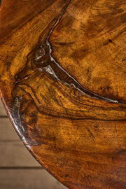 Early 19th century single piece walnut wine table - TallBoy Interiors