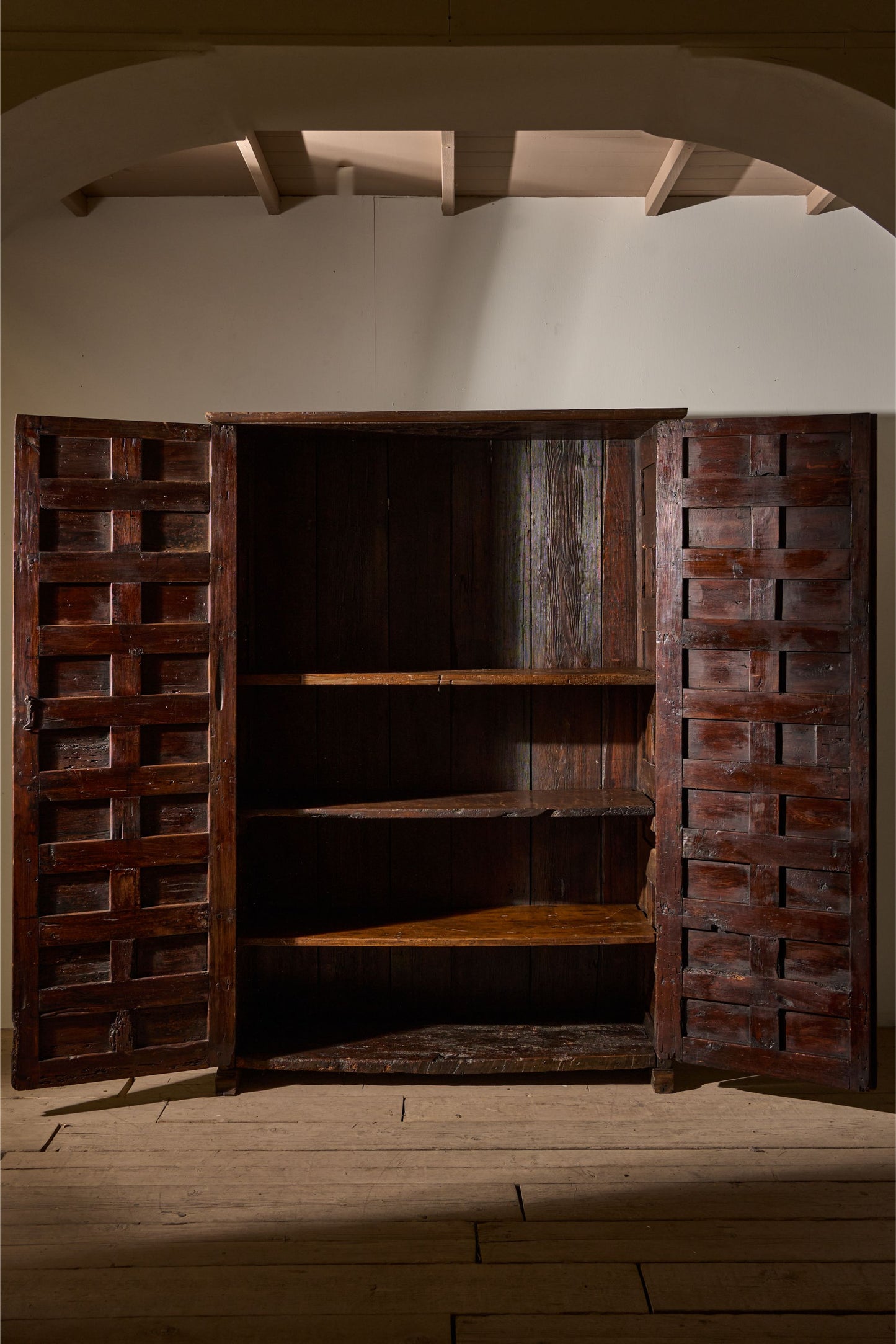 18th Century Spanish walnut cupboard - TallBoy Interiors