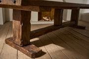 19th Century solid oak monastery table - TallBoy Interiors